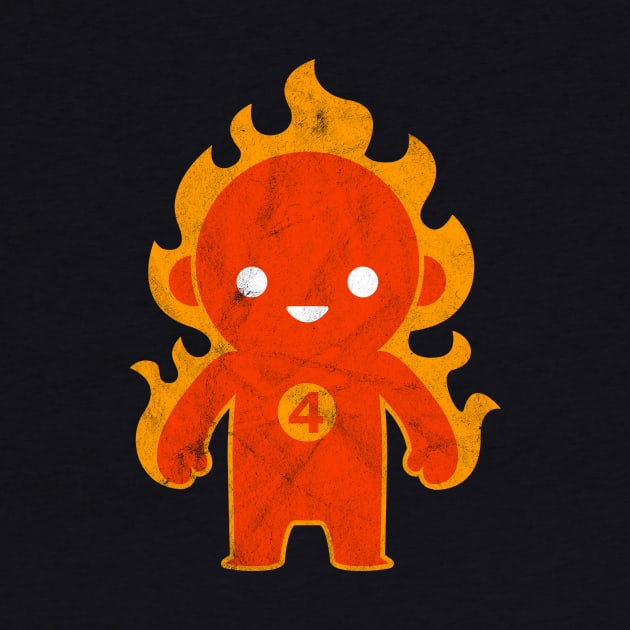 Kawaii Human Torch by gabradoodle